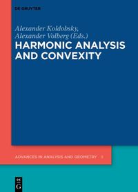 Produktbild: Harmonic Analysis and Convexity