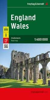 Produktbild: Freytag & berndt Stra&szlig;enkarte England - Wales 1:400.000