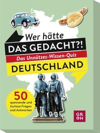 Produktbild: Wer h&auml;tte das gedacht?! Das Unn&uuml;tzes-Wissen-Quiz Deutschland