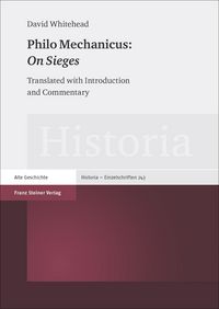 Produktbild: Philo Mechanicus: "On Sieges"