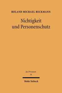 Produktbild: Nichtigkeit und Personenschutz