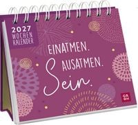 Produktbild: Mini-Wochenkalender 2027: Einatmen. Ausatmen. Sein.