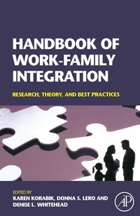 Produktbild: Handbook of Work-Family Integration