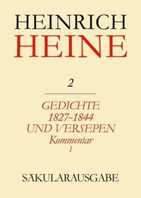 Bild vom Artikel Heinrich Heine Säkularausgabe / Gedichte 1827-1844 und Versepen. Kommentar I vom Autor Heinrich Heine