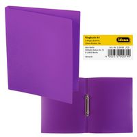 Produktbild: Idena Ringbuch aus Kunststoff 2 Ringe lila DIN A4 R&uuml;ckenbreite 2cm