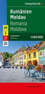Produktbild: Freytag & berndt Stra&szlig;enkarte Rum&auml;nien - Moldau 1:500.000