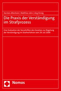 Produktbild: Die Praxis der Verst&auml;ndigung im Strafprozess