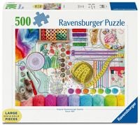 Produktbild: Erwachsenenpuzzle 500 Teile Large Pieces - In der Schneiderei