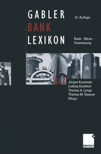 Produktbild: Gabler Bank-Lexikon
