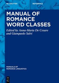 Produktbild: Manual of Romance Word Classes