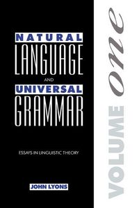 Produktbild: Natural Language and Universal Grammar