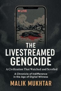Produktbild: The Livestreamed Genocide: A Civilization That Watched and Scrolled A Chronicle of Indifference in the Age of Digital Witness