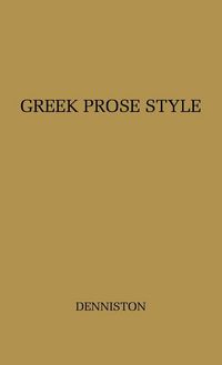 Produktbild: Greek Prose Style
