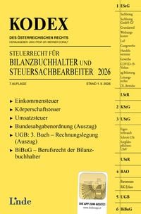 Produktbild: KODEX Steuerrecht f&uuml;r Bilanzbuchhalter und Steuersachbearbeiter 2026
