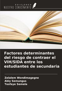 Produktbild: Factores determinantes del riesgo de contraer el VIH/SIDA entre los estudiantes de secundaria