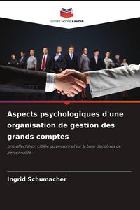 Produktbild: Aspects psychologiques d'une organisation de gestion des grands comptes