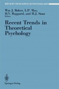 Produktbild: Recent Trends in Theoretical Psychology