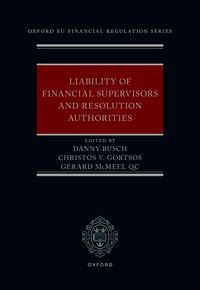 Produktbild: Liability of Financial Supervisors and Resolution Authorities