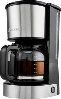 Produktbild: Clatronic KA 3808 Kaffeemaschine Edelstahl Fassungsverm&ouml;gen Tassen=12 Warmhaltefunktion, Glaskanne