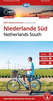 Produktbild: BVA ADFC Radtourenkarte Niederlande S&uuml;d, mit Knotenpunkten 1:150.000