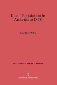 Produktbild: Keats' Reputation in America to 1848
