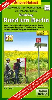 Produktbild: Radwander- und Wanderkarte Radring Rund um Berlin