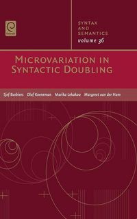 Produktbild: Microvariation in Syntactic Doubling