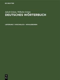 Produktbild: Wochiglich &ndash; Wohlgeboren