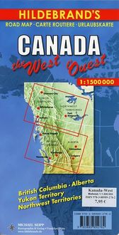 Produktbild: Kanada West/Hildebr. Urlaubskarte