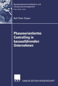 Produktbild: Phasenorientiertes Controlling in bauausf&uuml;hrenden Unternehmen