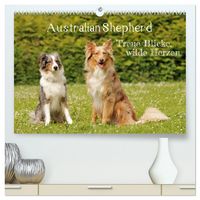 Produktbild: Australian Shepherd - Treue Blicke, wilde Herzen (hochwertiger Premium Wandkalender 2027 DIN A2 quer), Kunstdruck in Hochglanz