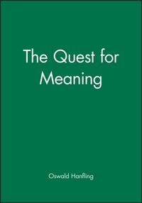 Produktbild: Hanfling, O: Quest for Meaning