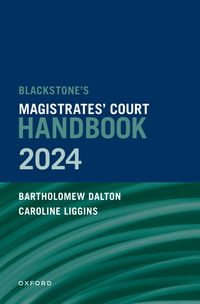 Produktbild: Blackstone's Magistrates' Court Handbook 2024