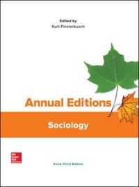 Produktbild: Annual Editions Sociology 43/e
