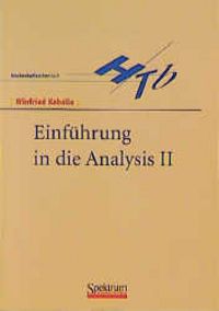 Produktbild: Einf&uuml;hrung in die Analysis II