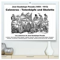 Produktbild: Calaveras - Totenk&ouml;pfe und Skelette (hochwertiger Premium Wandkalender 2027 DIN A2 quer), Kunstdruck in Hochglanz