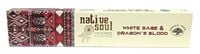 Produktbild: R&auml;ucherst&auml;bchen Green Tree Native Soul "White Sage & Dragons Blood" 15gr.