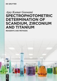 Produktbild: Spectrophotometric Determination of Scandium, Zirconium and Titanium