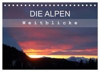 Produktbild: DIE ALPEN - Weitblicke (Tischkalender 2027 DIN A5 quer), CALVENDO Monatskalender