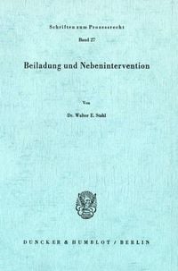 Produktbild: Beiladung und Nebenintervention.
