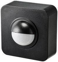 Produktbild: Sygonix SY-5046552 Aufputz PIR-Bewegungsmelder 120&deg; Schwarz IP65