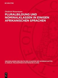 Produktbild: Pluralbildung und Nominalklassen in einigen afrikanischen Sprachen