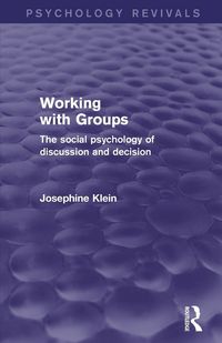 Produktbild: Working with Groups (Psychology Revivals)