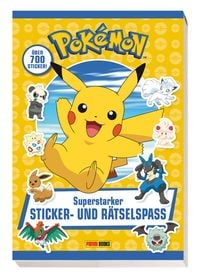 Produktbild: Pok&eacute;mon: Superstarker Sticker- und R&auml;tselspa&szlig;
