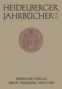 Produktbild: Heidelberger Jahrb&uuml;cher