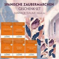 Produktbild: Spanische Zauberm&auml;rchen Geschenkset - 5 B&uuml;cher (mit Audio-Online) + Marmortr&auml;ume Schreibset Premium