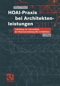 Produktbild: HOAI-Praxis bei Architektenleistungen