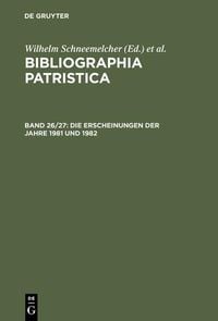 Produktbild: Die Erscheinungen der Jahre 1981 und 1982