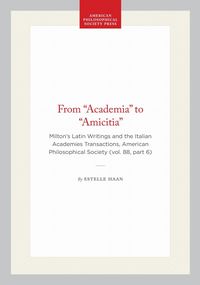 Produktbild: From "Academia" to "Amicitia"