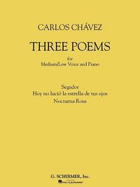Produktbild: Three Poems: For Medium/Low Voice and Piano